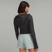 lululemon丨Define 女士网面短款连帽夹克 LW4BVZS 石墨灰 3XS /0