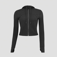 lululemon丨Define 女士网面短款连帽夹克 LW4BVZS 石墨灰 XL /12