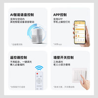 HD全光谱智能AI语音吸顶灯 led高亮护眼灯客厅卧室餐厅灯  米家智能 青柠【全光谱+米家智控】三室两厅C