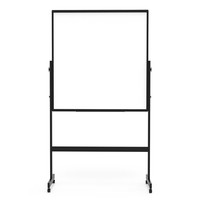 晨光(M&G) 60*90cmH型支架式白板 双面翻转书写会议办公家用升降磁性白板黑板写字板ADB983T4 
