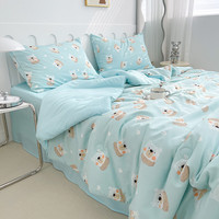 多喜爱家纺夏凉被 单双人空调被 夏季宿舍薄被子可水洗机洗夏季被 可爱卡通-赖赖熊夏被 1.8米床 230*229cm