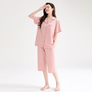【带胸垫 防螨纯棉】贴身安心新疆棉夏季薄款睡衣女士家居服套装