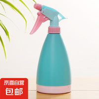 糖果色喷壶粉洒水壶手枪式压力喷雾器园艺工具浇水壶 糖果蓝色（1个装）