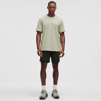 lululemon丨Zeroed In 男士运动短袖 T 恤 速干 芯吸 LM3F16S 雾绿 S