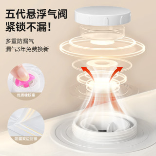 昂图真空压缩收纳袋被子衣服衣物整理电泵抽空气羽绒服棉被打包装袋子 六只装 中号60*40cm（元气满满）