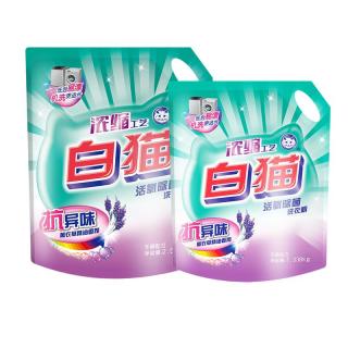 白猫活氧除菌洗衣粉2.508kg+1.338kg洁净祛除异味亮白易漂洗