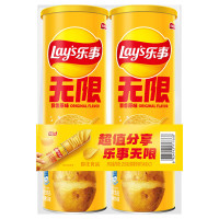 乐事 无限薯片组合装 原味104g*2