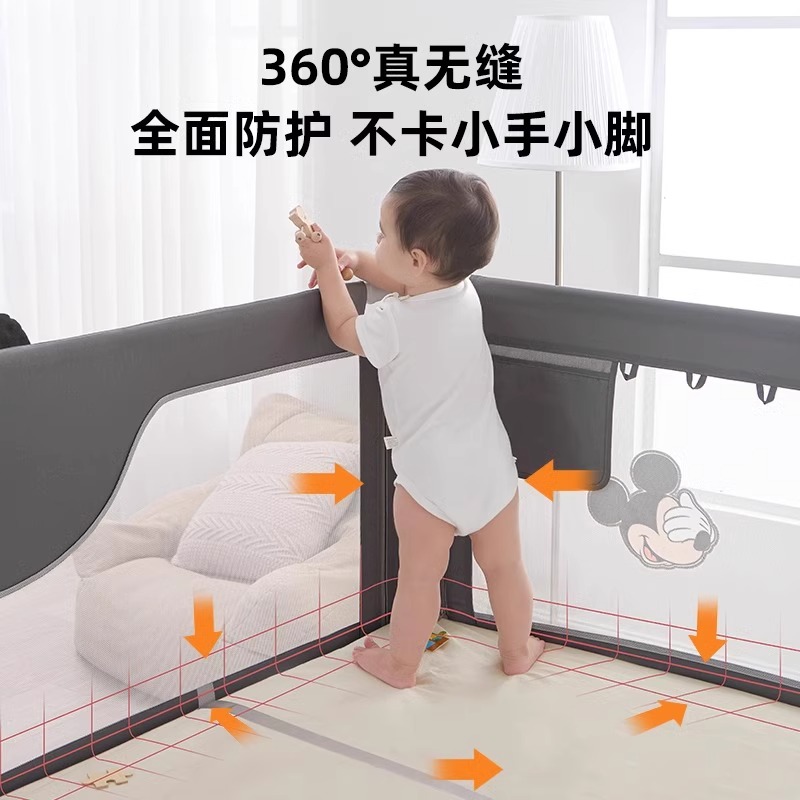 床围栏宝宝防摔防护栏儿童床边防掉挡板婴幼儿床挡加高床护栏一面
