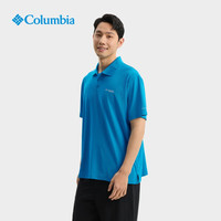 Columbia邓刚同款哥伦比亚户外25春夏男钓鱼系列清凉短袖POLO衫FM4923 462 XL (185/104A)