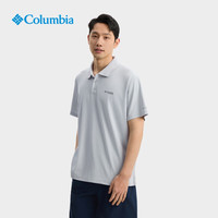 Columbia邓刚同款哥伦比亚户外25春夏男钓鱼系列清凉短袖POLO衫FM4923 019 L (180/100A)