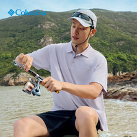 Columbia邓刚同款哥伦比亚户外25春夏男钓鱼系列清凉短袖POLO衫FM4923 551 XL (185/104A)