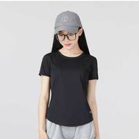 安德玛 UNDER ARMOUR短袖T恤女透气快干瑜伽服圆领上衣1369760-001 L