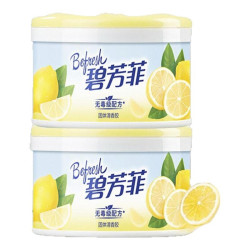 榄菊 柠檬香固体清香胶 空气清新剂 70g*2