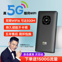 闪鱼 FLASH FISH 2024高端4G随身wifi高速充电宝+无线上网 +电信移动双网