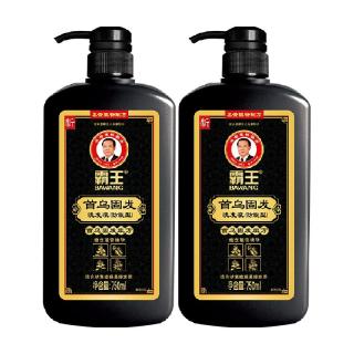BAWANG霸王首乌固发洗发液洗发水750ml*2何首乌防脱洗头膏控油蓬松