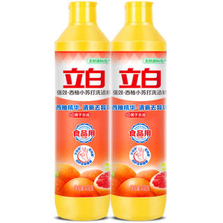 立白西柚小苏打洗洁精 408g*1瓶+海绵擦