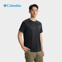 Columbia哥伦比亚户外春夏男女同款速干旅行运动简约圆领透气T恤 010(尺码偏小 拍大一码) L (180/100A)