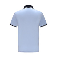 Navigare意大利小帆船POLO衫男100%纯棉短袖夏装透气高档薄款休闲体恤衫 蔚蓝 2XL 码