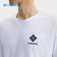 Columbia哥伦比亚户外25春夏男女吸湿速干运动短袖T恤AE5759 101 宽松版型 L (180/100A)