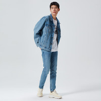 Levi's李维斯2024春夏512修身锥形男士牛仔裤复古休闲潮流百搭 蓝色 32 (34) 32/34 175-180 140-150斤 加长