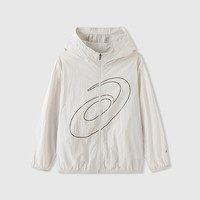 亚瑟士 童装2025年夏季UPF50+轻薄舒适大logo连帽防晒服332251052406