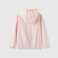 亚瑟士（asics）童装2025年夏季UPF50+轻薄舒适大logo连帽防晒服332251052406 7002浅粉色 160