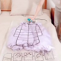 自然屋羽绒服抽气真空压缩袋 5挂钩悬挂式家用加厚加大号衣物收纳整理袋 特大号【70*130cm】5挂钩