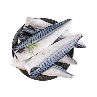 美加佳挪威青花鱼片净重2斤（内分2袋装）鲭鱼片 去头去尾去脏去骨 挪威青花鱼片2斤 去脏去骨