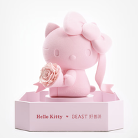 THE BEAST 野兽派 乖乖坐 Hello Kitty 520千禧粉系列 乖乖坐 永生玫瑰饰品