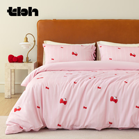 tbh 野兽派家居 Hello Kitty联名系列 全面缎纹四件套