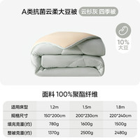 网易严选 云柔大豆深睡被 四季被 200*230cm（适合1.5m/1.8m床)