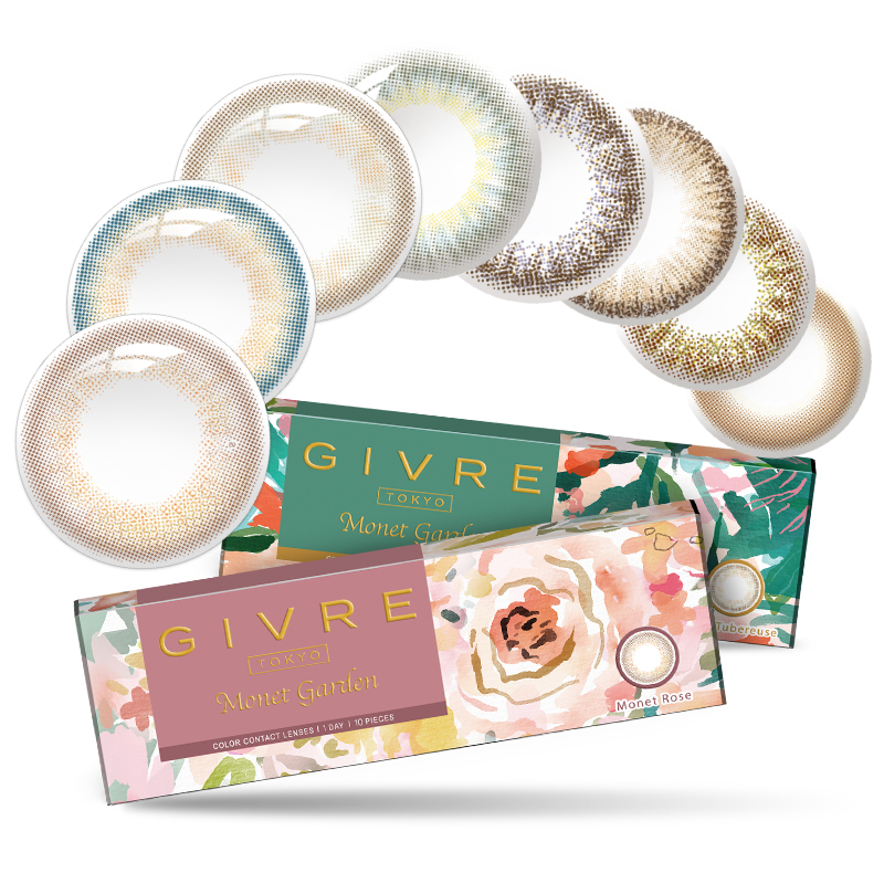 绮芙莉givre美瞳日抛10片大小直径彩色混血隐形眼镜cos自然