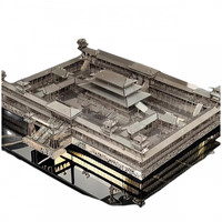 奥趣牛益知玩具10岁以上金属未央宫3D立体金属拼图手工智拼装模型成 天外弦音-天音阁