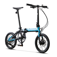 DAHON【515晚20点开售】大行K3PLUS外折版折叠自行车16寸9速碟刹男女