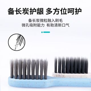 美家生活 一次性牙刷牙膏套装 酒店洗漱用品家用宾馆民宿盥洗用品100套装 小麦秸秆牙刷牙膏100套