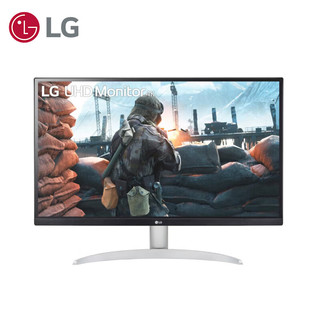 LG 27UP600K 4K高清 HDR400 27英寸IPS显示器 白色