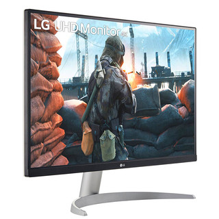 LG 27UP600K 4K高清 HDR400 27英寸IPS显示器 白色