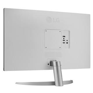 LG 27UP600K 4K高清 HDR400 27英寸IPS显示器 白色
