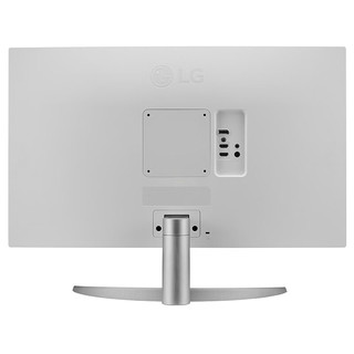 LG 27UP600K 4K高清 HDR400 27英寸IPS显示器 白色