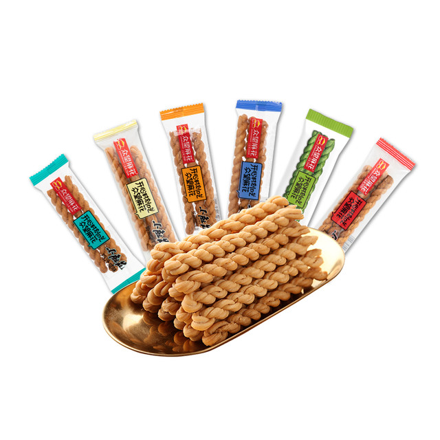 众望食品 ZHONGWANG FOOD 小麻花500g独立包装 31袋装食品办公室休闲湖北小吃零食特产糕点