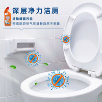 圣洁康 洁厕灵液马桶清洁除菌卫生间强力除垢除臭去异味家用清香型 除垢清香型500ml*3瓶