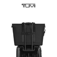 TUMI/途明 Alpha3男士托特包配色通勤大口袋休闲手提包【520】 黑色 大包
