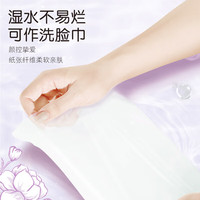 洁柔抽纸东方花园软抽取式面巾纸家用100抽餐巾纸巾面巾纸实惠家庭装 3层 100抽*2包