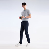 九牧王轻松裤lite2.0【冰爽版】男裤休闲裤男2025夏季高弹防晒男裤子M 修身版+藏青+JB1EX20222 32 码170/80A(2.46)尺82cm