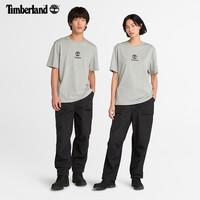 Timberland添柏岚男女同款短袖T恤夏季户外休闲透气A43C5 XL A43C5052/中麻灰色