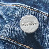 La Chapelle Sport拉夏贝尔牛仔裤女2025年夏季薄款高腰显瘦休闲直筒阔腿裤子女 【弹力舒适】黑色(纯色) M /160(95-110斤)