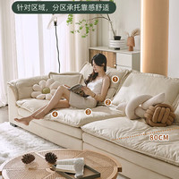 玛蒂丽 抗菌猫抓布 布艺沙发+羽绒+记忆海绵