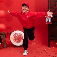 NIKE【童趣长耳兔】耐克女小童套头卫衣儿童卫衣耐克童装毛圈新年款