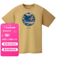 mont·bell 春夏户外男女通用轻便舒适短袖T恤时尚印花速干半袖 1114740 TN