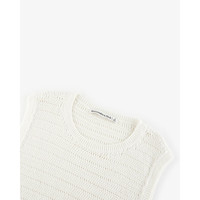 ABERCROMBIE & FITCH女装25夏季法式复古镂空叠穿圆领针织背心马甲KI150-5231 奶白色 XS (160/84A)